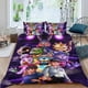 thumbnail image 2 of Cinco Noches en Freddy's Conjunto de sábanas temático, trío de piezas, cómodo y amigable con la piel, diseño único, regalo de decoración para el hogar para familiares, amigos y fans, 90 cm * 190 cm, 2 of 6