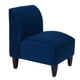 thumbnail image 1 of Poltrona Soft Felpa Azul Marino, 1 of 6