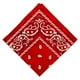 thumbnail image 1 of Pañuelo De Cabeza De Vaquero De Paisley De Algodón Unisex, Rojo, 1 of 3