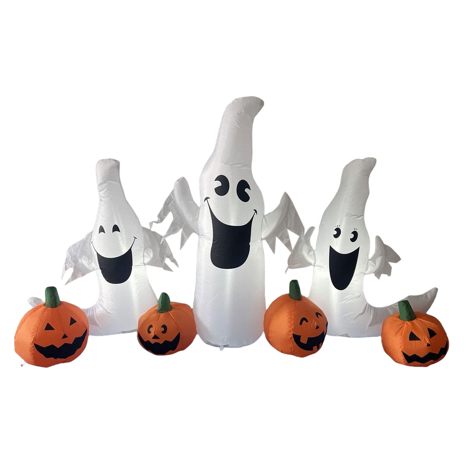 Magideal - Calabaza Inflable De Halloween De 90 Pulgadas , Calabaza Inflable De Poliéster, Decorativa Independiente Para Césped, Adorno De Vacaciones, D
