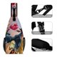thumbnail image 3 of Planeta del Tesoro Riñonera Bandolera con Estampado Integral para Hombres y Mujeres, Bolso Cruzado Gráfico de Tendencia, Mochila de Hombro Streetwear para Ciclismo y Deportes, Riñonera Versátil Casual, 3 of 6