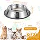 thumbnail image 2 of Uxcell Cuenco de Acero Inoxidable para Perros, Cuenco para Comida y Agua con Base de Silicona Antideslizante, Plato de Alimentación para Mascotas (20.3oz, Silver Paw, 3 Piezas), 2 of 7