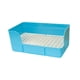 thumbnail image 3 of Arena para conejos, inodoro para mascotas, suministros de baño para animales, bandeja de arena de esquina, inodoro de esquina para jaula de conejos, a azul, 3 of 5