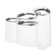 thumbnail image 2 of Set 4 Contenedores Rubbermaid Brilliance 760 ml, 1.5 L, 2.8 L y 3.7 L, 2 of 4