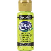 Pintura Acrílica Decoart Americana Verde Citron, 60 Ml, No Tóxica
