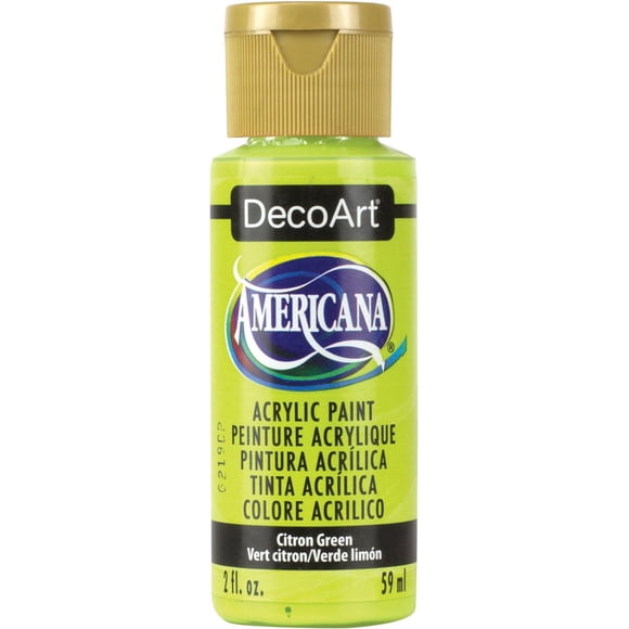 Pintura acrílica DecoArt Americana Verde Citron, 60 ml, no tóxica