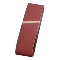 Set 3 Bandas Abrasivas 100X915Mm (1Xg60; 1Xg80; 1Xg120) Kwb Rojo