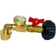 thumbnail image 1 of Adaptador de recarga de propano Accesorios de manguera de propano Conexión o desconexión rápida Adaptador de conexión de tanque de gas para calentadores Accesorio para RV, 1 of 7