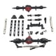thumbnail image 2 of Kits De Montaje Delantero Y Trasero De Accesorios De Coche RC Para Coche MN82 LC79 MN78 1/12 RC Negro, 2 of 2