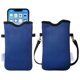 thumbnail image 1 of Funda para teléfono Tainada 18 × 10 cm, neopreno azul marino, 1 of 6