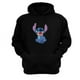 thumbnail image 1 of Polerón Canguro Extraterrestre Azul Negro Talla L Unisex, 1 of 3