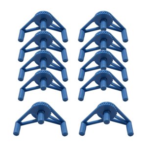 Ioensy - 10 Clips Ajustables Para Entrenamiento De Tallos De Plantas Para Bonsái, Plantas Al Aire Libre, Flores, Color Azul