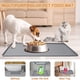 thumbnail image 5 of Silicona Mascota Feeding Alfombras, 11.8 x 18.9in Mascota Placealfombra fo Dog and Gato, Food Alfombra Placehombrest Bowl and Tray, Raised Edges, Prevent Water Spills and Food Messes on Floo, Non..., 5 of 7
