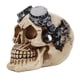thumbnail image 2 of Adorno De Calavera Gótica Y Gorra De Resina Modelo Coleccionable Fiesta Decorativa Artesanía 5, 2 of 3