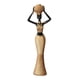 thumbnail image 4 of Figura De Mujer Africana, Obra De Arte, Hecha A Mano, Multifuncional, Adorno De Mesa, Estilo A, 4 of 5