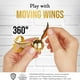 thumbnail image 2 of Harry Potter Golden Snitch Keychain Alas móviles para cremallera, 2 of 3
