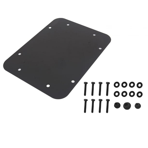 Cubierta de la placa de ventilación del portón trasero, placa de relleno de eliminación del portador del neumático de repuesto, piezas de reparación 1 juego