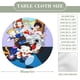 thumbnail image 2 of El mundo de Bobby-theme Fitted Round Tablecloths Elastic Edged Table Covers Waterproof Table Cloth for Kitchen Holiday Party Tables Decor 120cm, 2 of 6