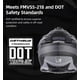 thumbnail image 3 of Casco Orthrus X100 Dual Sport certificado DOT con protección UV, 3 of 7