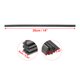 thumbnail image 5 of Unique Bargains 4 Piezas 14 pulgadas 6x10.6mm Recambios de Tiras Insertables de Limpiaparabrisas de Coche Negro 14 pulgadas, 5 of 6