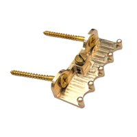 Bothyi - Placa De Tracción Para Puente De Guitarra, Piezas De Instrumentos Musicales De Latón Resistente, Gancho De Placa De Tracción