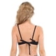 thumbnail image 3 of Bikini estilo sostén drapeado negro Talla S, 3 of 4