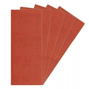 Ingco - 5 Hojas De Lija Para Pulir 90X231Mm Grano Variado