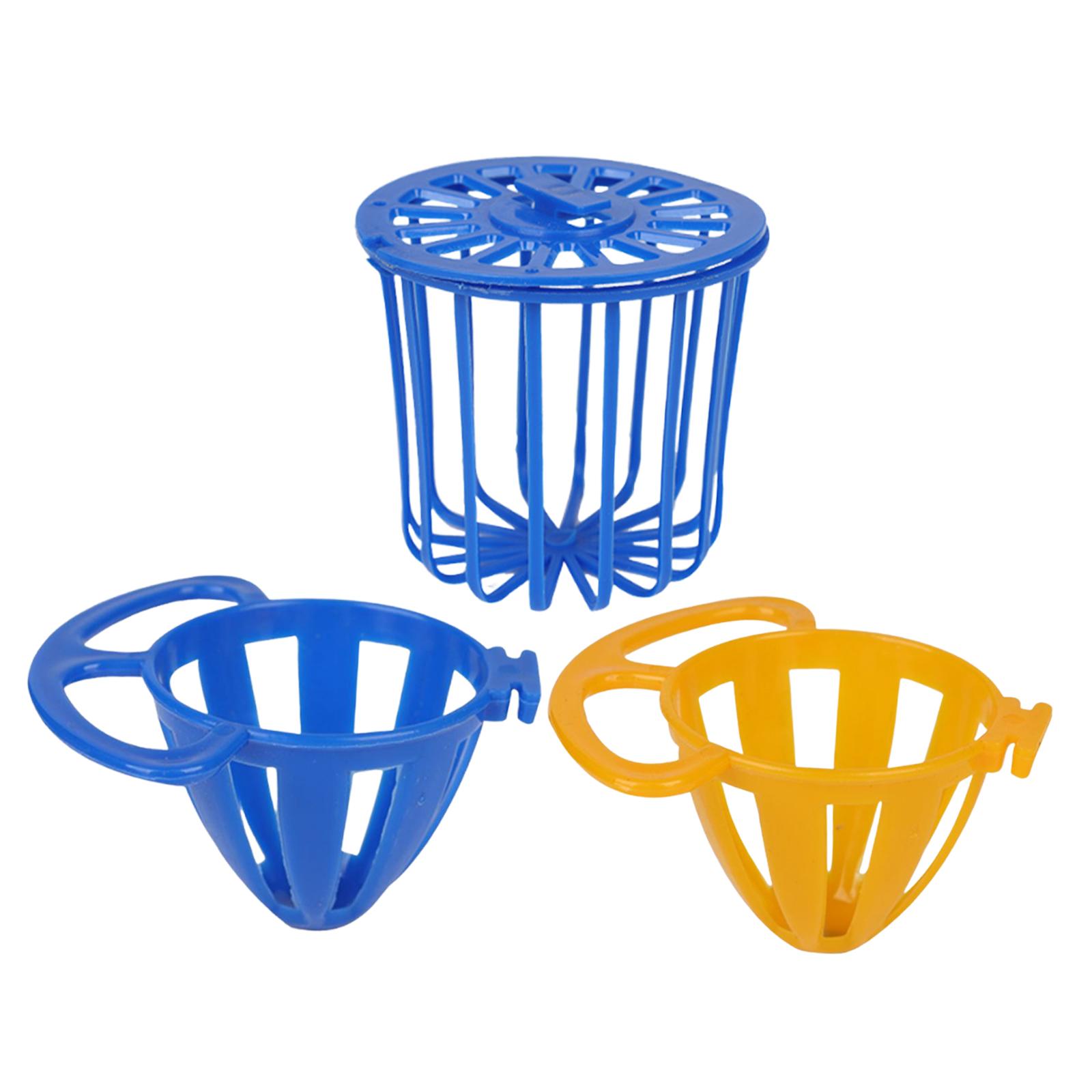 Ioensy - 3 Piezas De Soporte Para Comida De Jaula De Pájaros, Contenedor De Almacenamiento Resistente Para Accesorios De Jaula De Pájaros