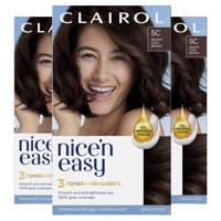 Clairol Professional - Tinte Para El Cabello Clairol Nice'N Easy 5C, Marrón Frío Medio, Paquete De 3