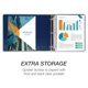 thumbnail image 4 of Binder Samsill Economy, 2 pulgadas, 3 anillos, azul, paquete de 4, 4 of 7