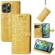 thumbnail image 2 of Funda Cartera FOXDOCK para iPhone 14 Pro , Flip PU con Relieve de Gatos y Perros, Tarjetero y Soporte, 2 of 6