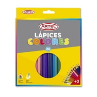 Caja Lápices 24 Colores  Artel