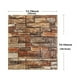 thumbnail image 1 of Transform Your Home with 3D Soft Brick Wall Stickers - Self-Adhesive, Waterproof and Mould Proof - Available in 5pcs/10pcs - Perfect for Room, Living Room, Bathroom, Kitchen and Bedding Room Decoratio, 1 of 5