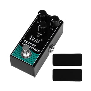 Magideal - Pedal De Efectos De Guitarra Eléctrica Mini Portátil De Aleación De Aluminio Efector Ligero Procesador De Efectos De Alta Resistencia Para Accesorios Distorsión Británica