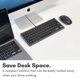 thumbnail image 5 of Teclado Macally con Hub USB‑C/A de 78 teclas Gris Espacial, 5 of 7