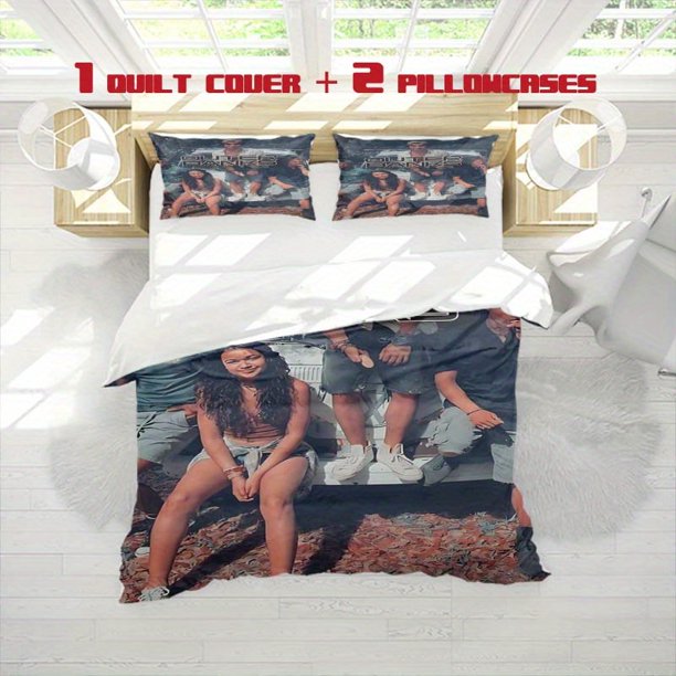 3pcs Outer Banks Character Photo Print Three Piece bedding Soft Duvet Cover And Two Pillowcases