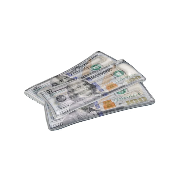 Colchoneta con forma de dinero para piscina Swimline Ben Franklin, multicolor, 8 pies