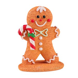 Magideal - Adornos Navideños De Pan De Jengibre, Colgante De Adorno Navideño, Lindo Hombre De Jengibre Para Exhibición De Adornos, Porches De Regalo De Navidad Pequeño