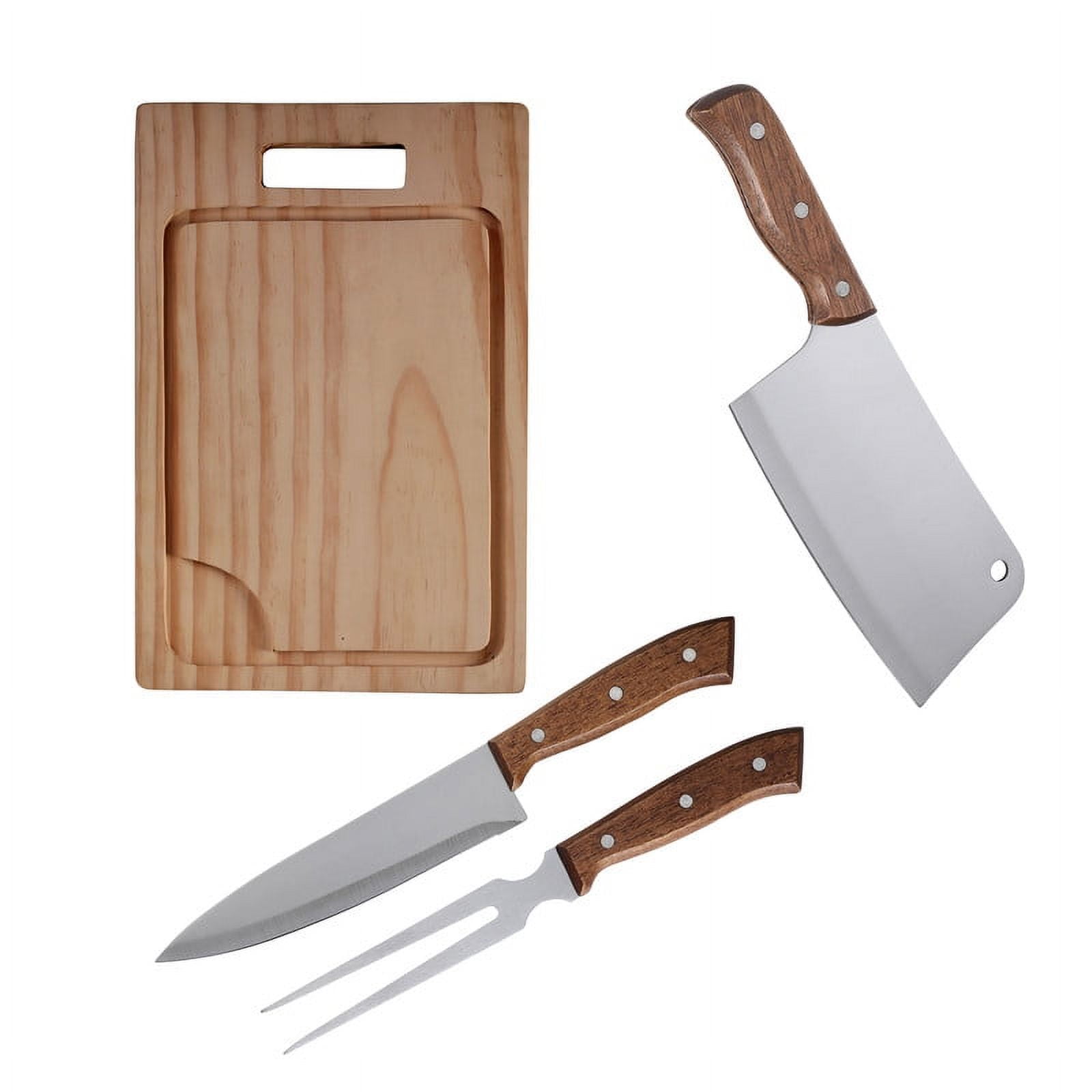 Set Parrilla 4 Piezas Acero Inoxidable Arthome Par12