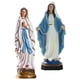 thumbnail image 4 of 2 Piezas Estatua De La Virgen María Figura Hecha A Mano Regalo Religioso Navidad Decorativo Para El Hogar, 4 of 5