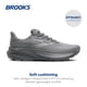 thumbnail image 2 of Zapatillas para Hombre Brooks Ghost 17 para Correr, Gris, Talle 12, 2 of 6