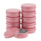 thumbnail image 4 of 10x 60ml cosméticos de aluminio redondo crema bálsamo para labios vacíos contenedores tarros tin pink, 4 of 5