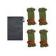 thumbnail image 4 of 4x Guylines Reflectantes Para Mochilero, Lona Para Tienda De Campa?a De 4 Mm De Diámetro, Cuerdas Ligeras Para Campamento, Color Verde Oscuro, 4 of 5