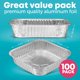 thumbnail image 3 of Bandeja desechable de aluminio 20 cm – Pack de 100 unidades – Plastible, 3 of 7