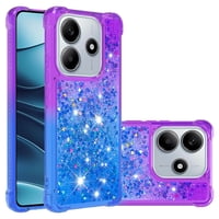 Foxdock - Funda Para Xiaomi Redmi Note 14 5G Con Diseño Gradiente Y Brillo Líquido Antigolpes Tpu