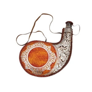 Bothyi - Bolsa De Bota De Agua, Bolsa De Matraz Pequeña, Accesorio Para Decoración De Actor, Camping, Pesca, 30Cm, Multicolor