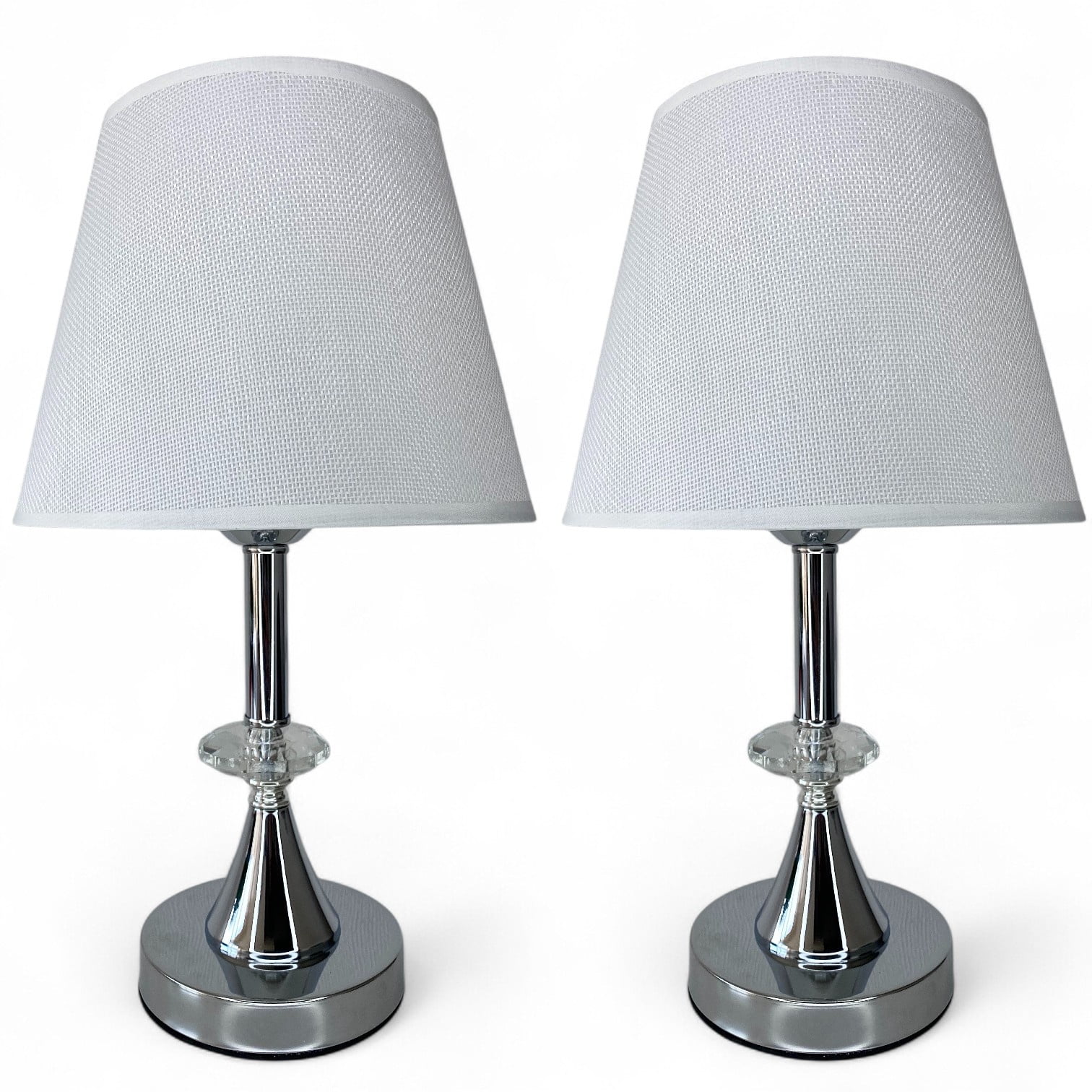 Genérica - Lámpara De Velador Living Mesa Decorativa Dormitorio Moderna Minimalista E27 Pack De 2