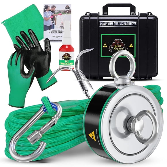 Kit De Pesca Magnet De 2000 Libras Con Estuche