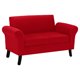 thumbnail image 2 of Banqueta Baul + Respaldo Lua 2c Felpa 20 Rojo, 2 of 6