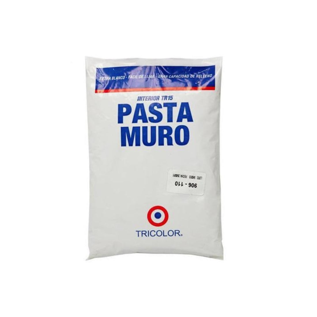 Pasta Muro Interior Tr15 Bolsa 1 Kg Tricolor